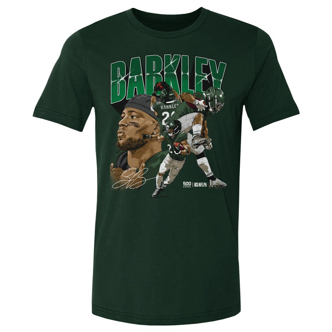 Saquon Barkley Men's Cotton T-Shirt | 500 LEVEL