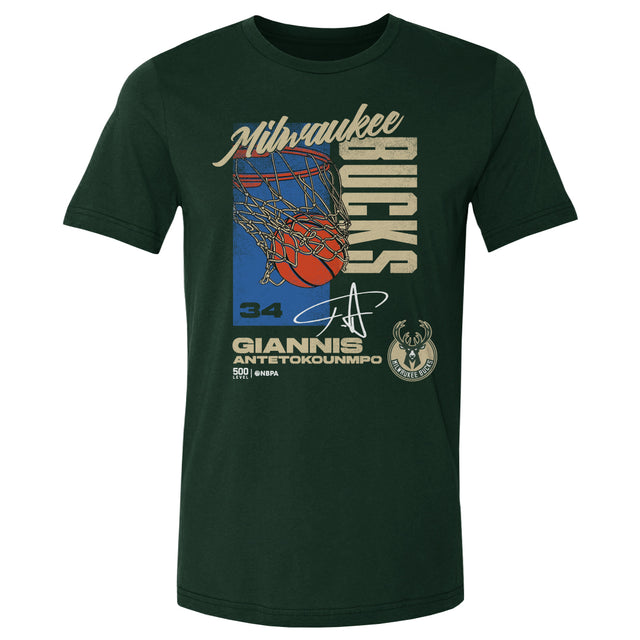 Giannis Antetokounmpo Men's Cotton T-Shirt | 500 LEVEL