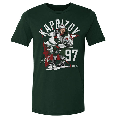 Kirill Kaprizov Men's Cotton T-Shirt | 500 LEVEL