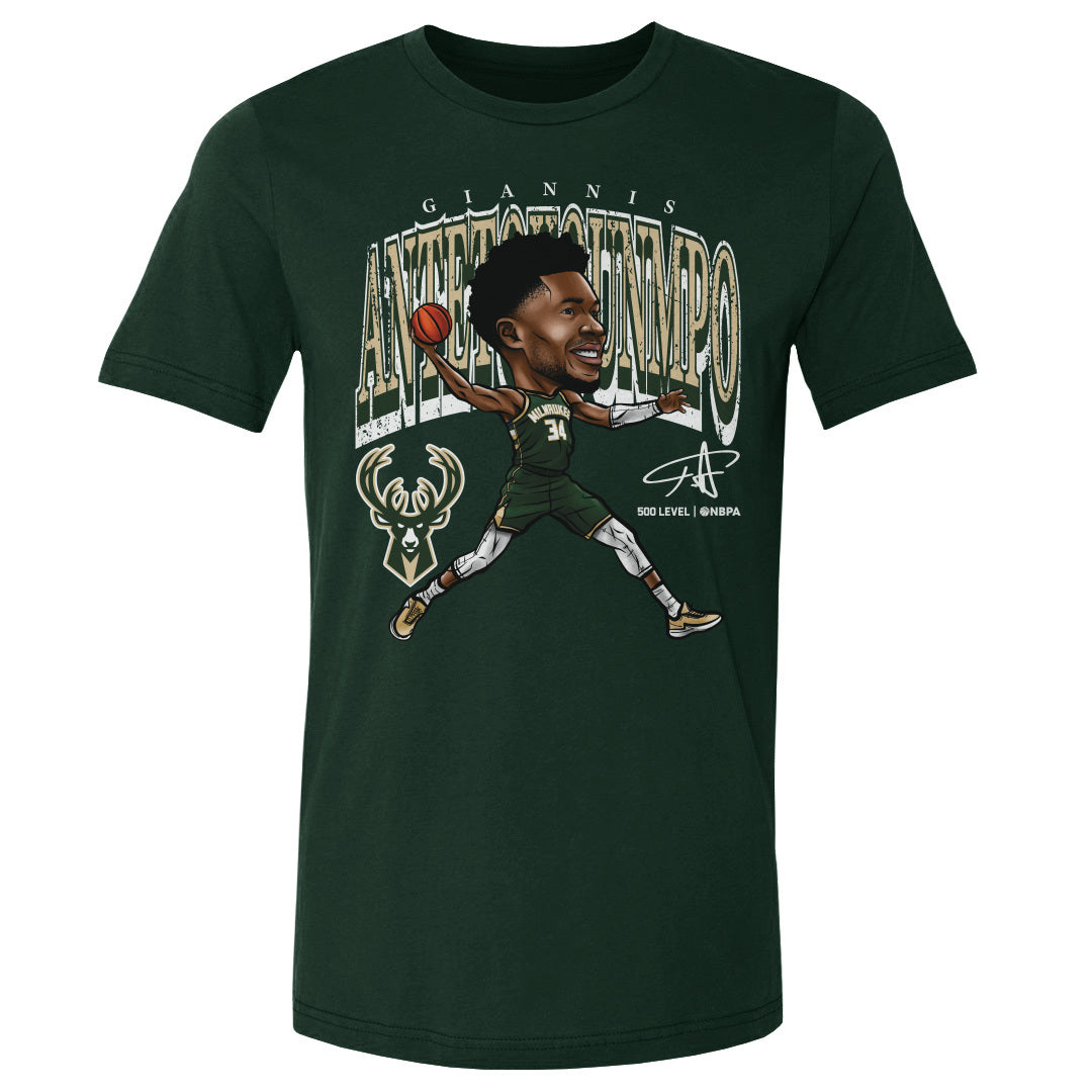 Giannis Antetokounmpo Men's Cotton T-Shirt | 500 LEVEL