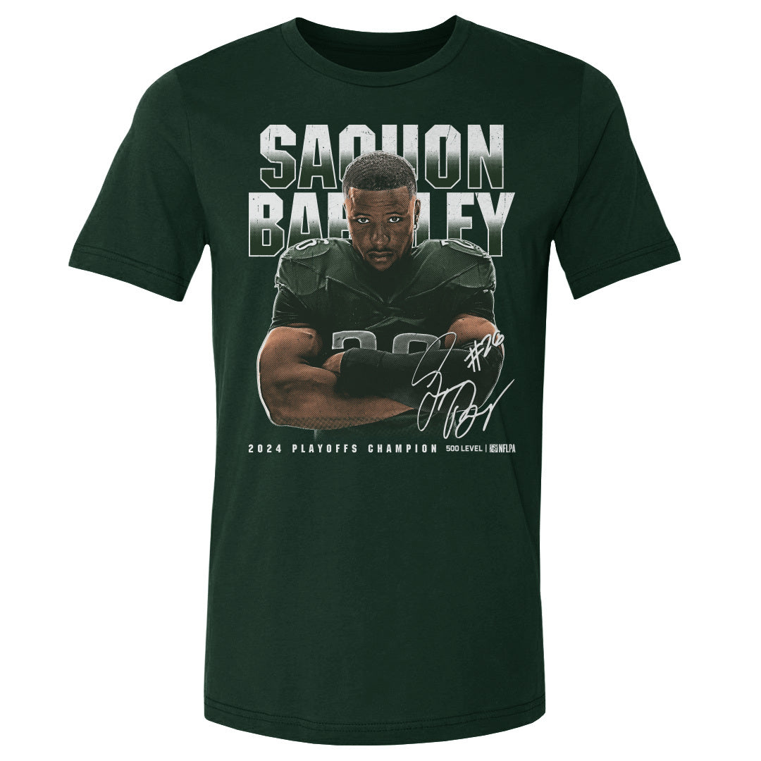 Saquon Barkley Men's Cotton T-Shirt | 500 LEVEL