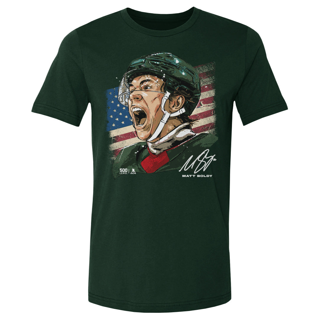 Matt Boldy Men's Cotton T-Shirt | 500 LEVEL