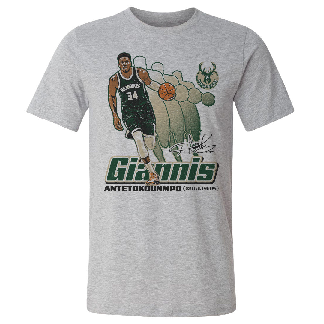 Giannis Antetokounmpo Men's Cotton T-Shirt | 500 LEVEL