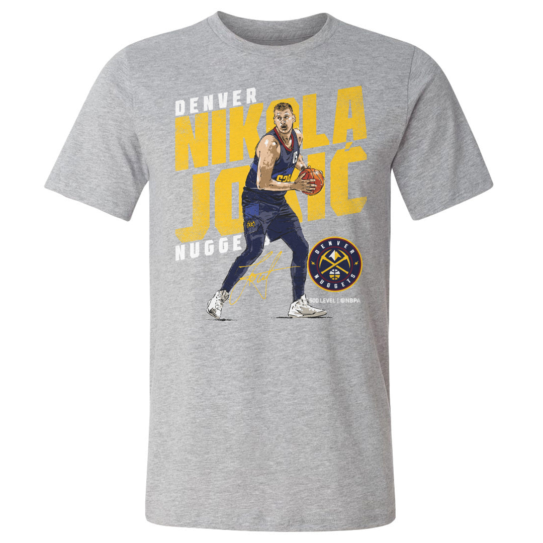Nikola Jokic Men's Cotton T-Shirt | 500 LEVEL