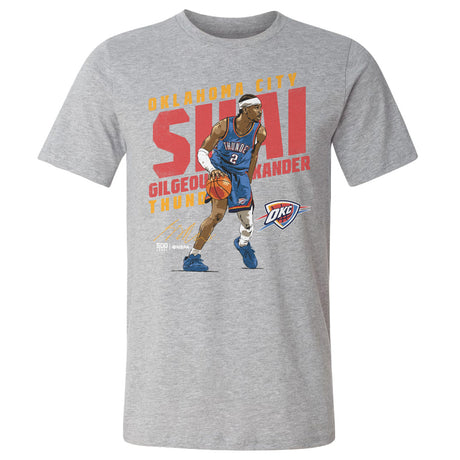Shai Gilgeous-Alexander Men's Cotton T-Shirt | 500 LEVEL