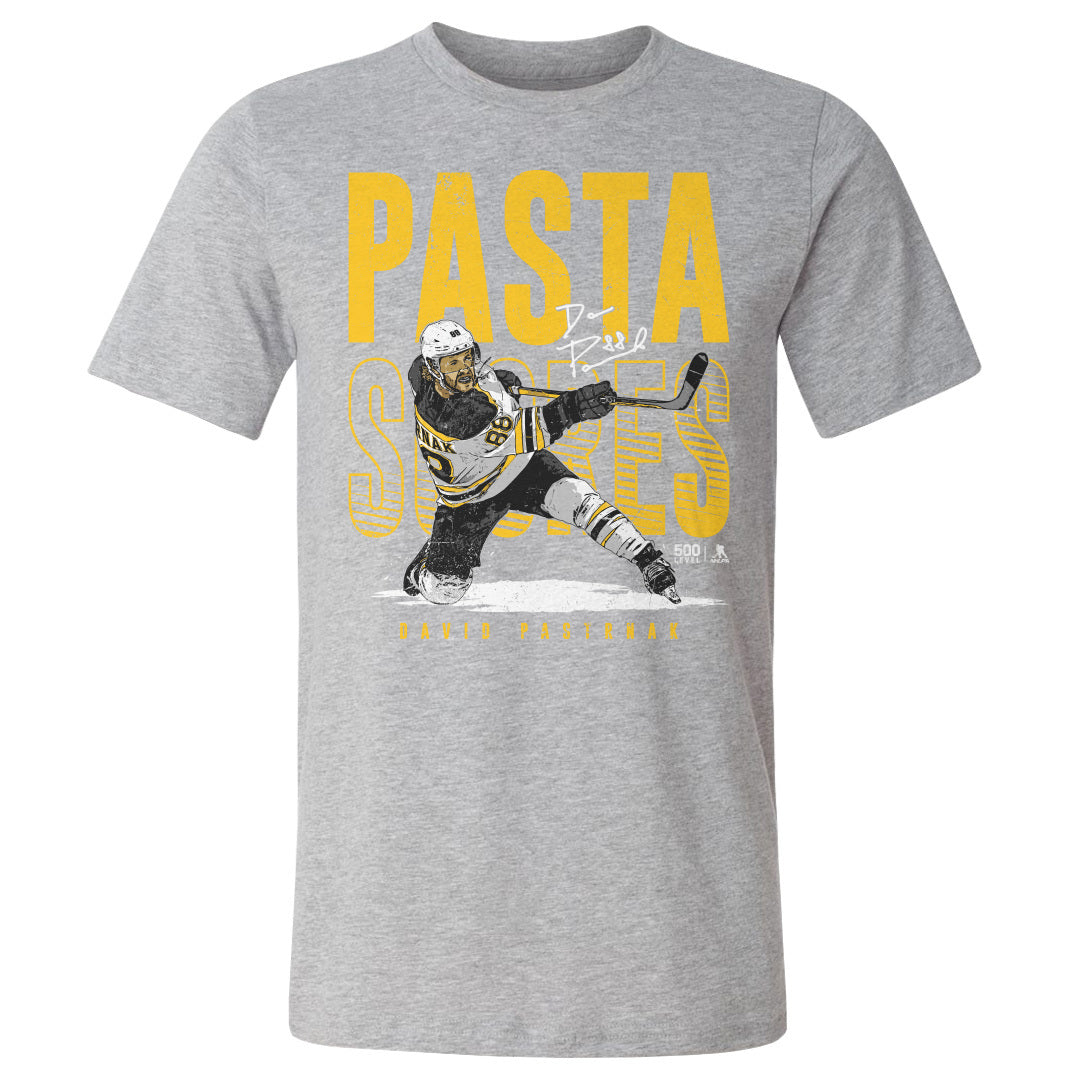 David Pastrnak Men's Cotton T-Shirt | 500 LEVEL