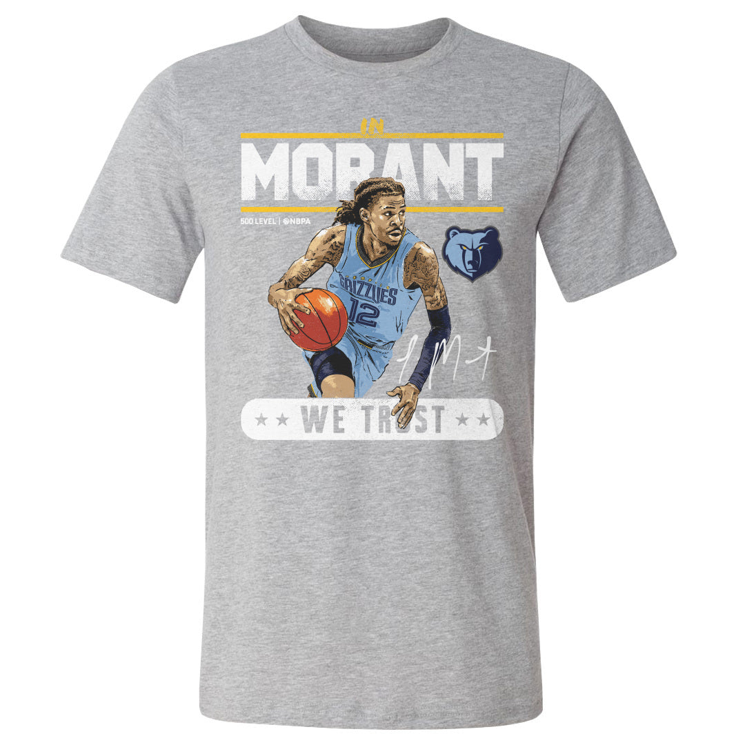 Ja Morant Men's Cotton T-Shirt | 500 LEVEL