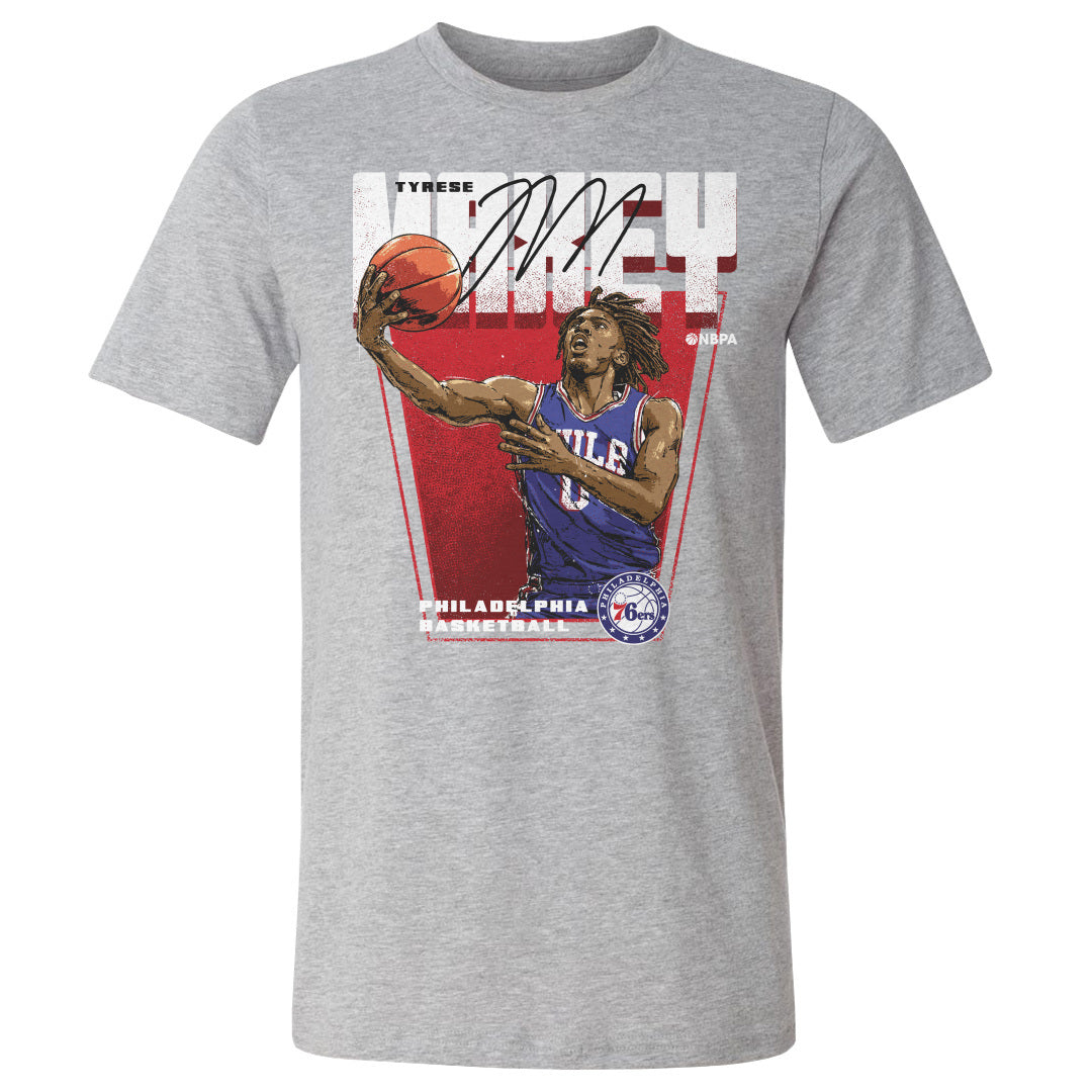Tyrese Maxey Men's Cotton T-Shirt | 500 LEVEL