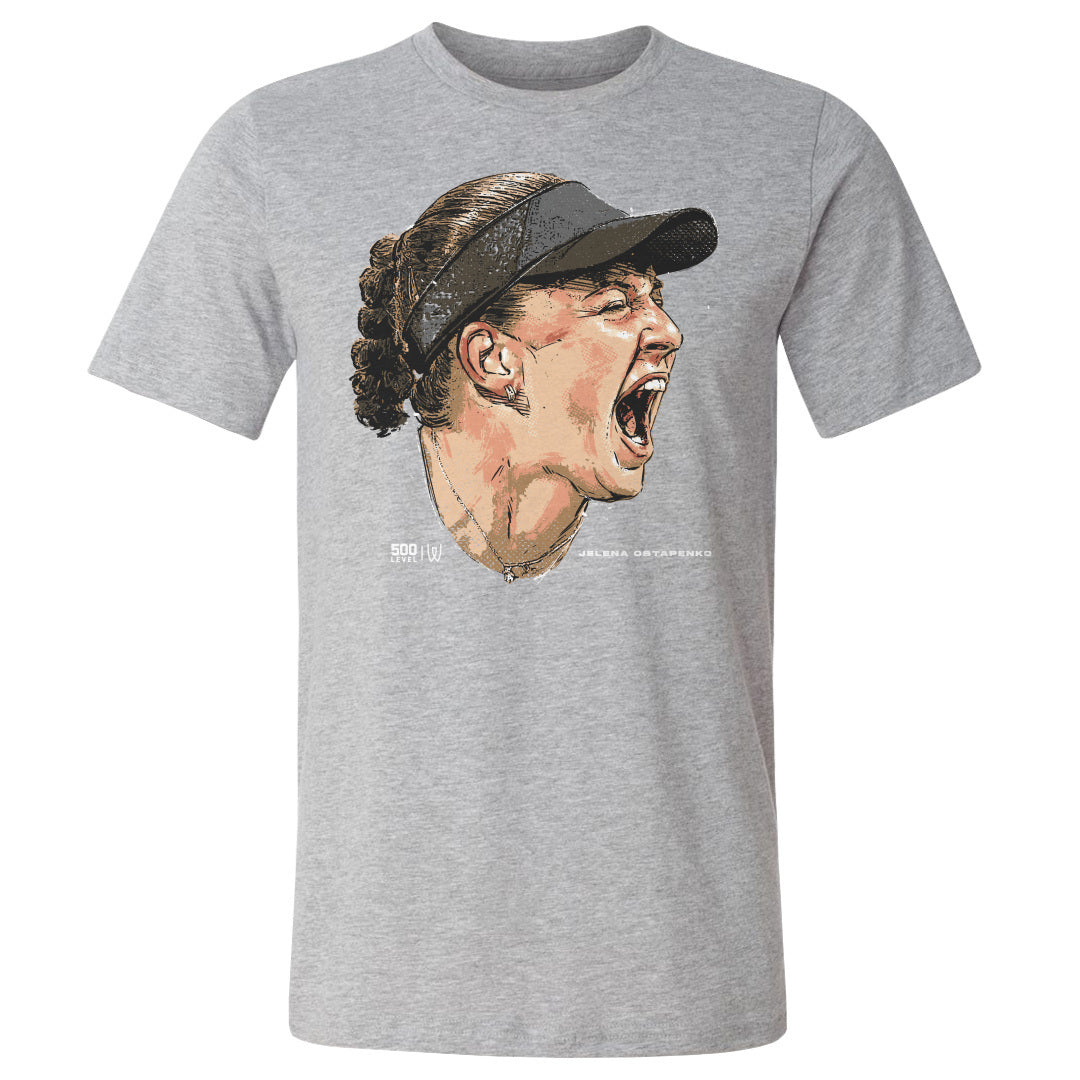 Jelena Ostapenko Men's Cotton T-Shirt | 500 LEVEL