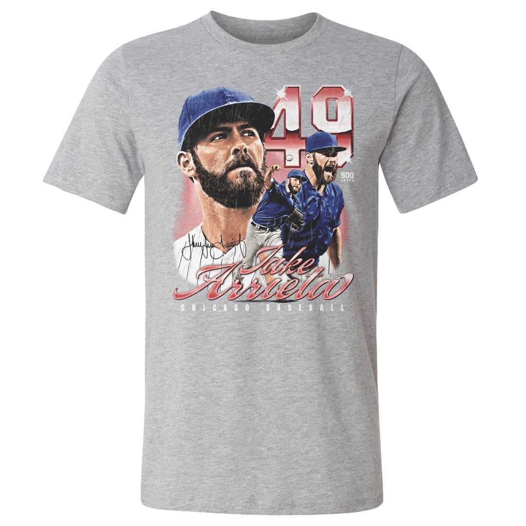 Jake Arrieta Men's Cotton T-Shirt | 500 LEVEL