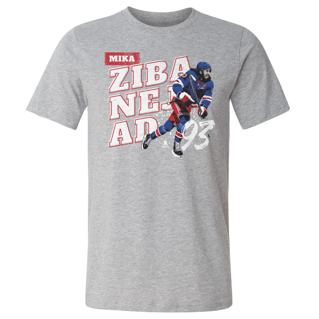 Mika Zibanejad Men's Cotton T-Shirt | 500 LEVEL