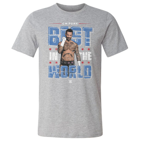 CM Punk Men's Cotton T-Shirt | 500 LEVEL