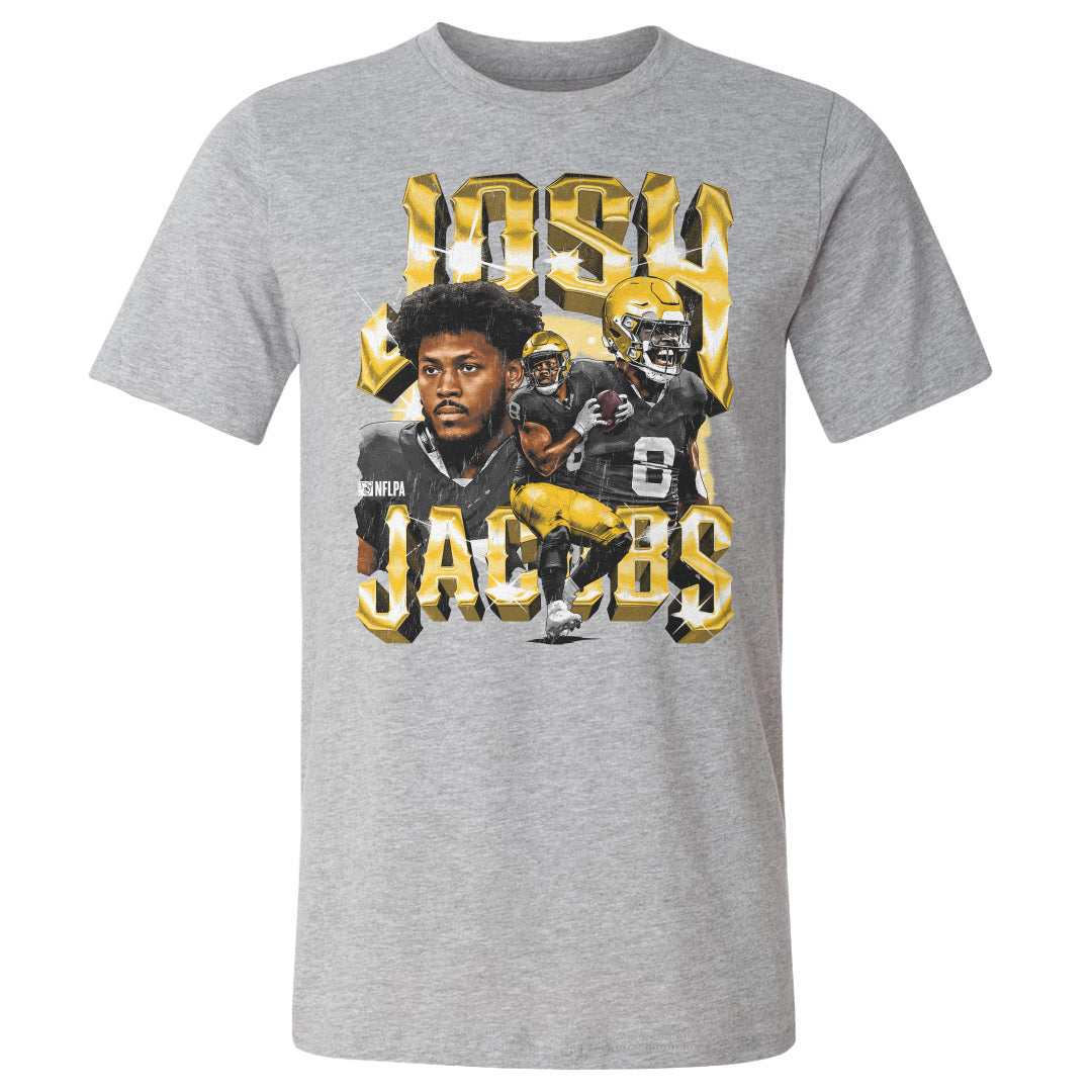 Josh Jacobs Men&#39;s Cotton T-Shirt | 500 LEVEL