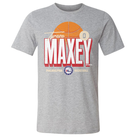 Tyrese Maxey Men's Cotton T-Shirt | 500 LEVEL