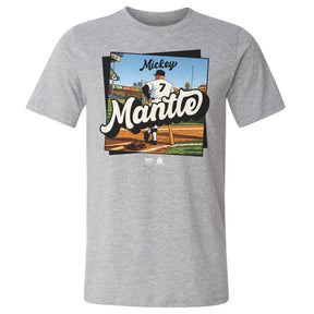 Mickey Mantle Men's Cotton T-Shirt | 500 LEVEL