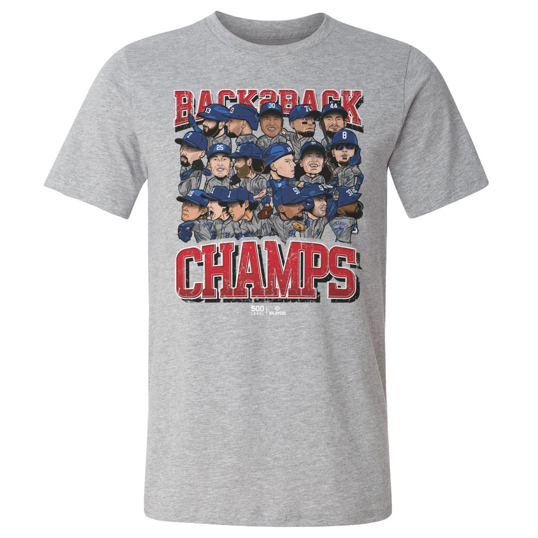 Los Angeles D Baseball Men's Cotton T-Shirt | 500 LEVEL