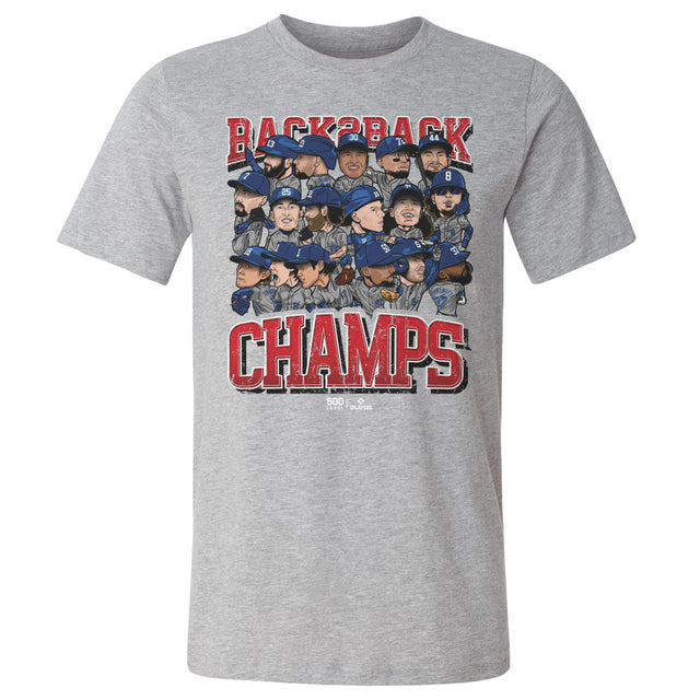 Los Angeles D Baseball Men's Cotton T-Shirt | 500 LEVEL