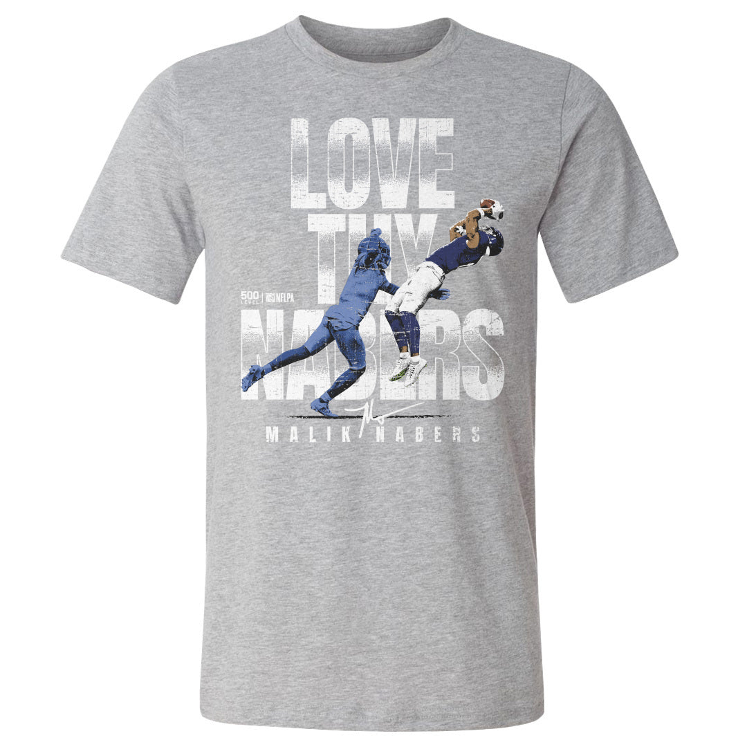 Malik Nabers Men's Cotton T-Shirt | 500 LEVEL