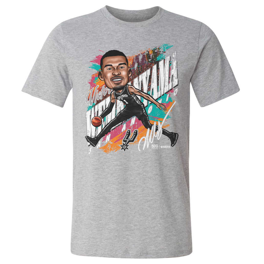 Victor Wembanyama Men's Cotton T-Shirt | 500 LEVEL