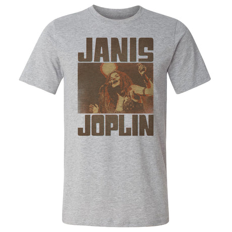 Janis Joplin Men's Cotton T-Shirt | 500 LEVEL