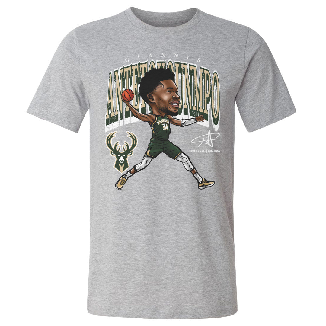 Giannis Antetokounmpo Men's Cotton T-Shirt | 500 LEVEL