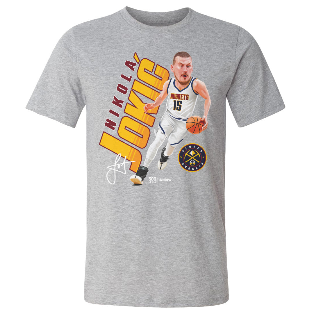 Nikola Jokic Men's Cotton T-Shirt | 500 LEVEL