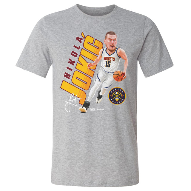 Nikola Jokic Men's Cotton T-Shirt | 500 LEVEL