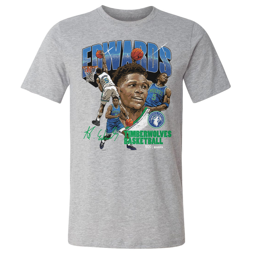 Anthony Edwards Men's Cotton T-Shirt | 500 LEVEL