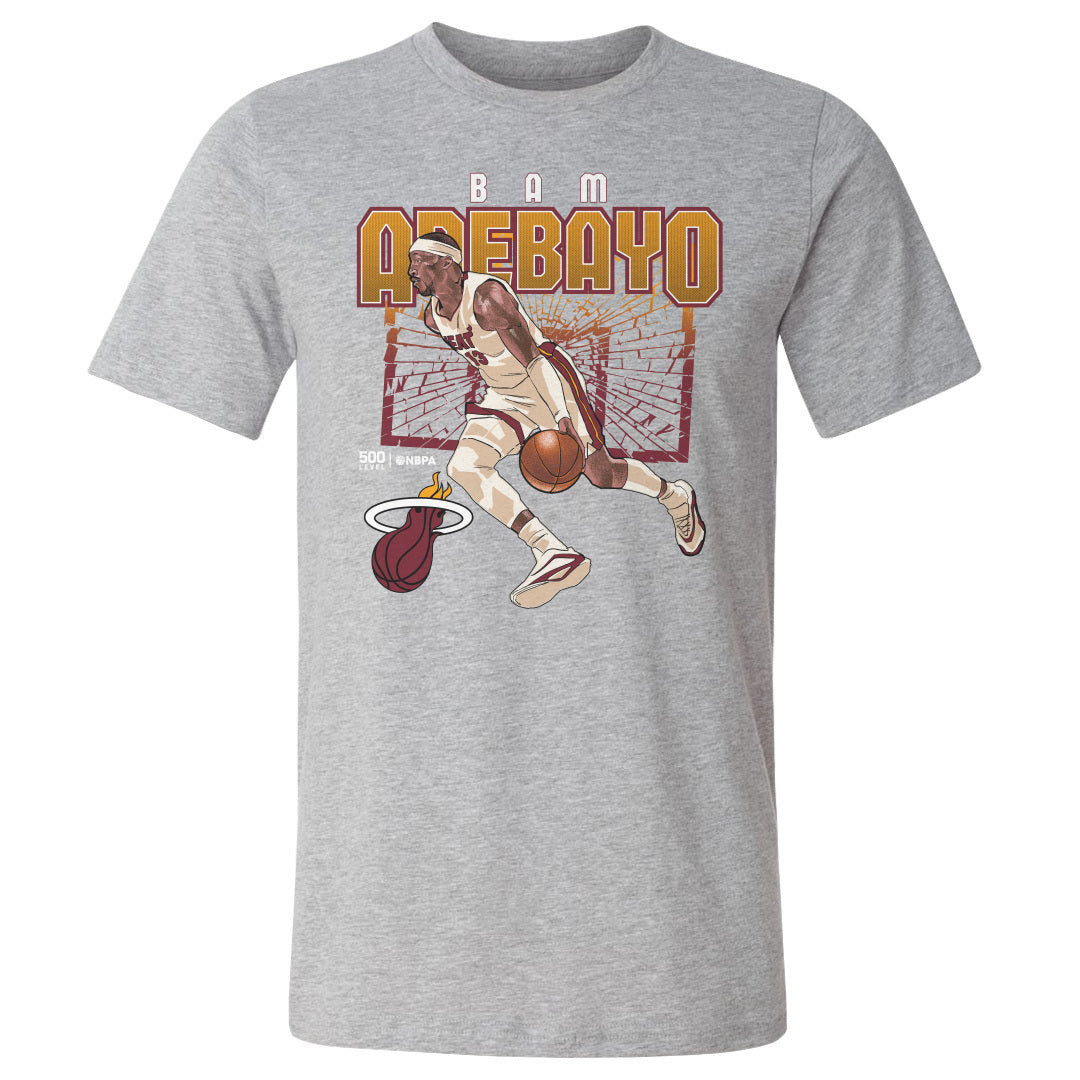 Bam Adebayo Men's Cotton T-Shirt | 500 LEVEL