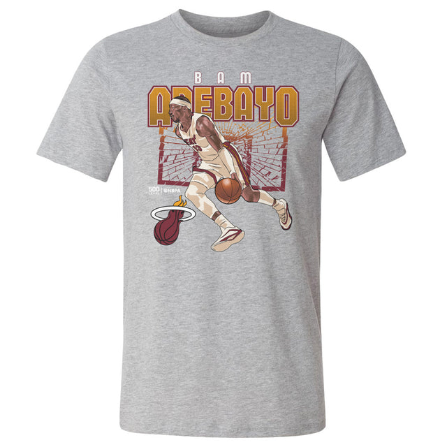 Bam Adebayo Men's Cotton T-Shirt | 500 LEVEL