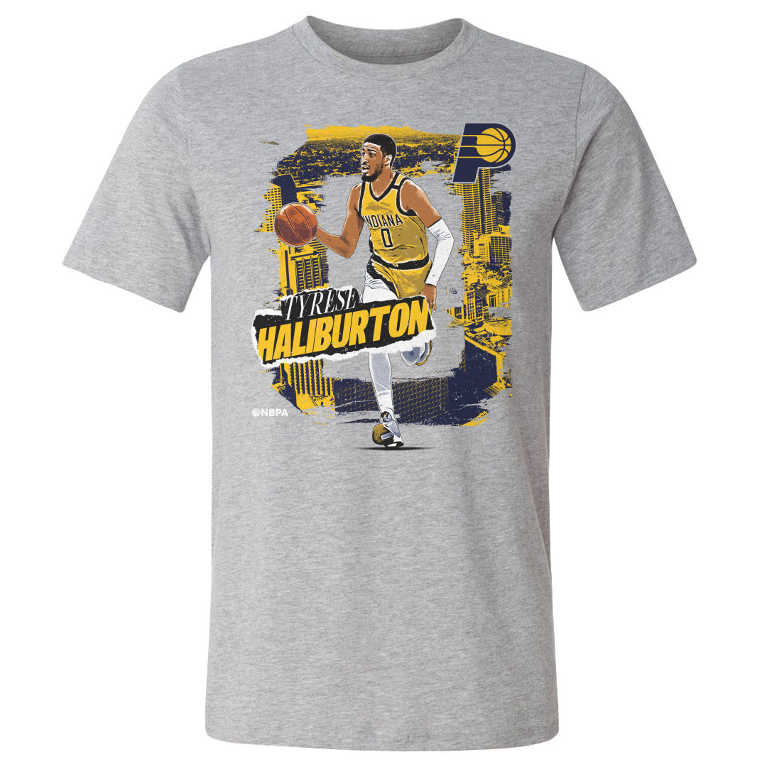 Tyrese Haliburton Men's Cotton T-Shirt | 500 LEVEL