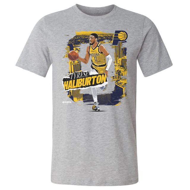 Tyrese Haliburton Men's Cotton T-Shirt | 500 LEVEL