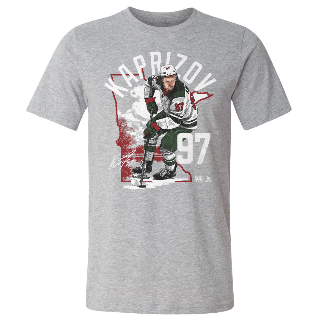 Kirill Kaprizov Men's Cotton T-Shirt | 500 LEVEL