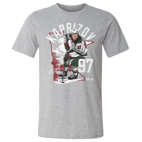 Kirill Kaprizov Men's Cotton T-Shirt | 500 LEVEL