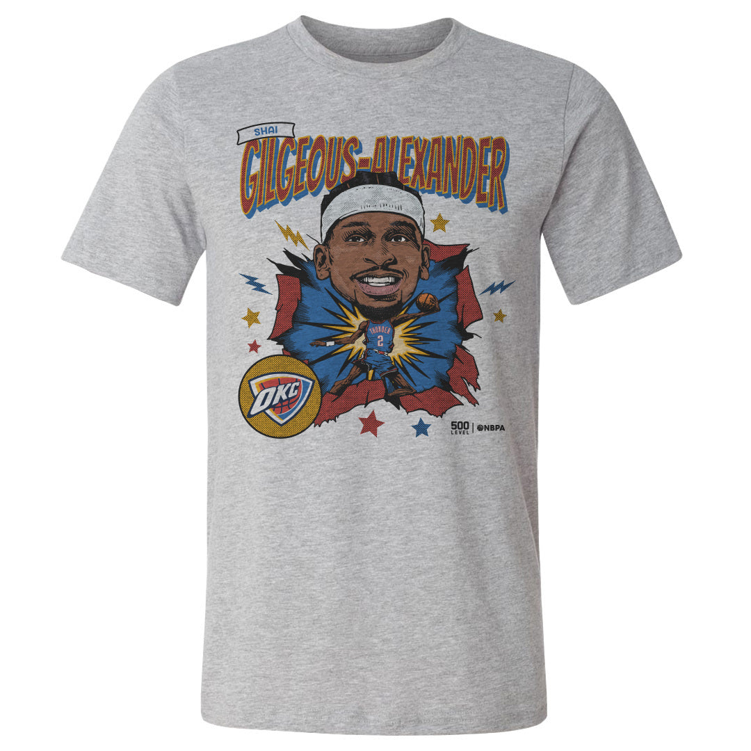 Shai Gilgeous-Alexander Men's Cotton T-Shirt | 500 LEVEL