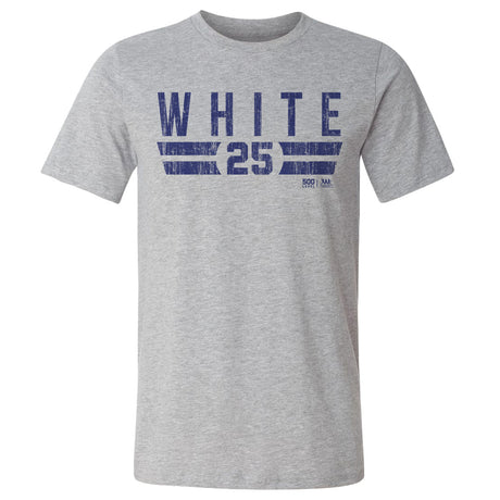 Devon White Men's Cotton T-Shirt | 500 LEVEL