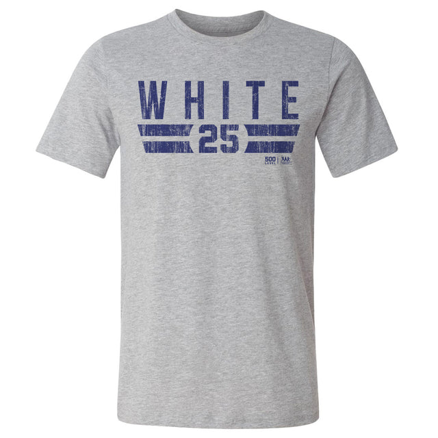 Devon White Men's Cotton T-Shirt | 500 LEVEL