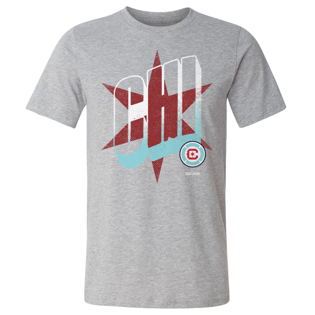Chicago Fire FC Men's Heavyweight T-Shirt | 500 LEVEL
