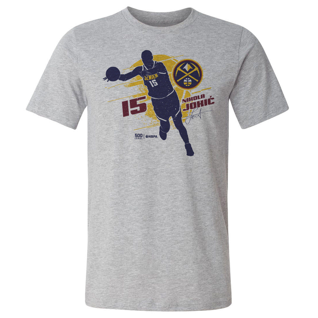 Nikola Jokic Men's Cotton T-Shirt | 500 LEVEL