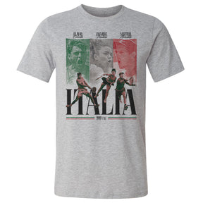 Italy Men's Cotton T-Shirt | 500 LEVEL
