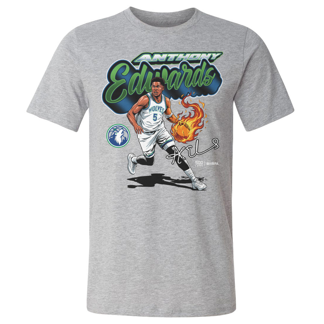 Anthony Edwards Men's Cotton T-Shirt | 500 LEVEL