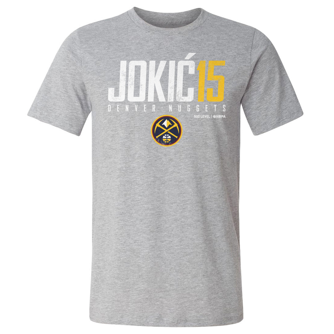 Nikola Jokic Men's Cotton T-Shirt | 500 LEVEL