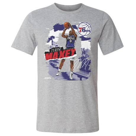 Tyrese Maxey Men's Cotton T-Shirt | 500 LEVEL