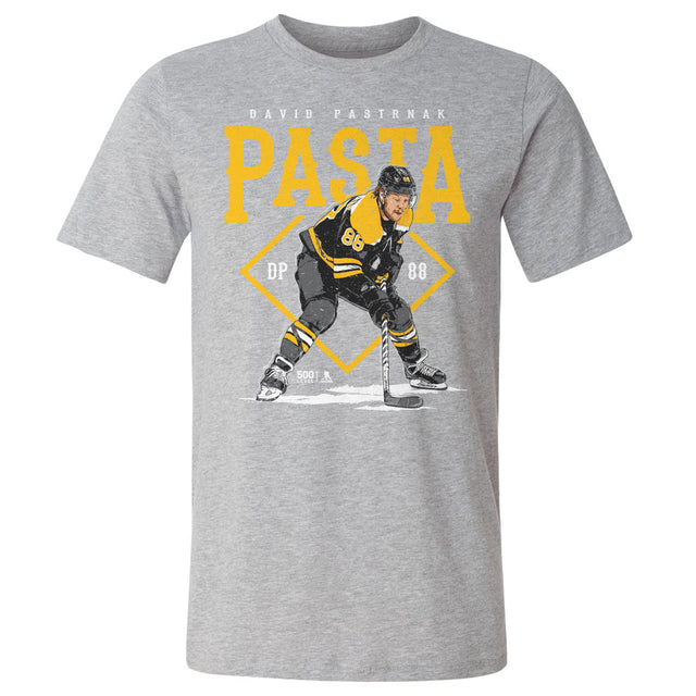 David Pastrnak Men's Cotton T-Shirt | 500 LEVEL