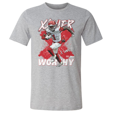 Xavier Worthy Men's Cotton T-Shirt | 500 LEVEL