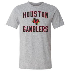 Houston Gamblers Men's Cotton T-Shirt | 500 LEVEL