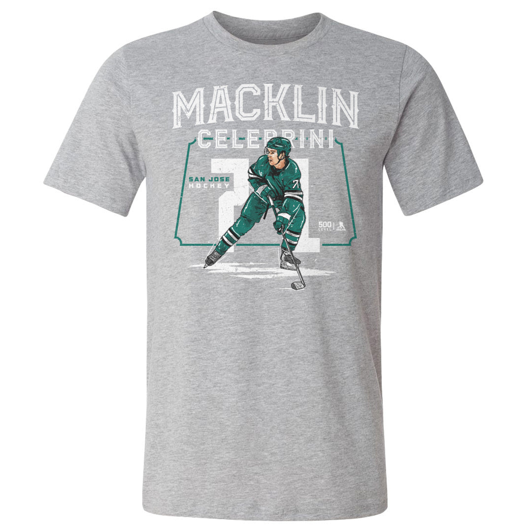 Macklin Celebrini Men's Cotton T-Shirt | 500 LEVEL