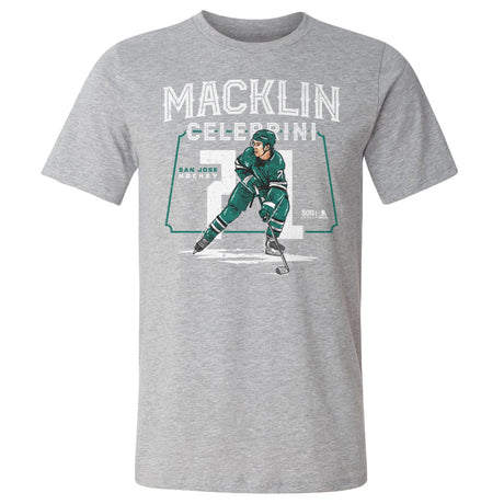 Macklin Celebrini Men's Cotton T-Shirt | 500 LEVEL