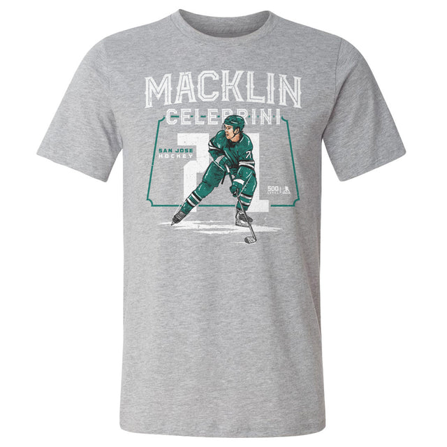 Macklin Celebrini Men's Cotton T-Shirt | 500 LEVEL