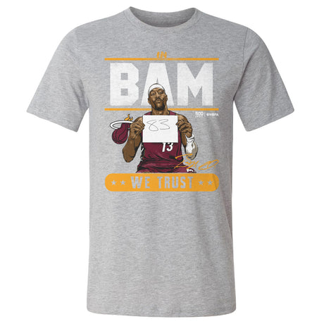 Bam Adebayo Men's Cotton T-Shirt | 500 LEVEL